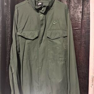 Nike Green Lightweight Utility Jacket